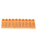 100Pcs Ear-Tags Pig-Equipment Copper-Head-Earrings Animal  Identification Tag