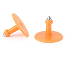 Plastic Livestock Ear Tag for Goat Sheep Pig 100Pcs/Set Orange Durable