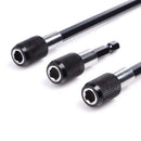 3pcs/set 1/4" 60/100/150mm Hex Quick Magnetic Screwdriver Extension Bit Holder
