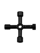 1x 4-Ways Universal Square Triangle Wrench Key Electrical Elevator Plumber Keys