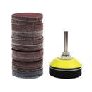 Sanding Disc Set 2inch 50mm+ Loop Sanding Pad with Shank For Polishing Cleaning