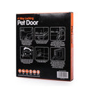 New 4-Way Safe Lockable Lockable Pet Cat Dog Flap Access Door Screen Locking