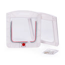 New 4-Way Safe Lockable Lockable Pet Cat Dog Flap Access Door Screen Locking