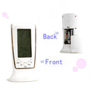 1 pcs Digital Display Thermometer humidity clock LED Alarm Calendar Weather