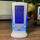 1 pcs Digital Display Thermometer humidity clock LED Alarm Calendar Weather