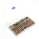 138x Color Zinc-plated Wood Furniture Hex Socket Drive Threaded Insert Nut Kit