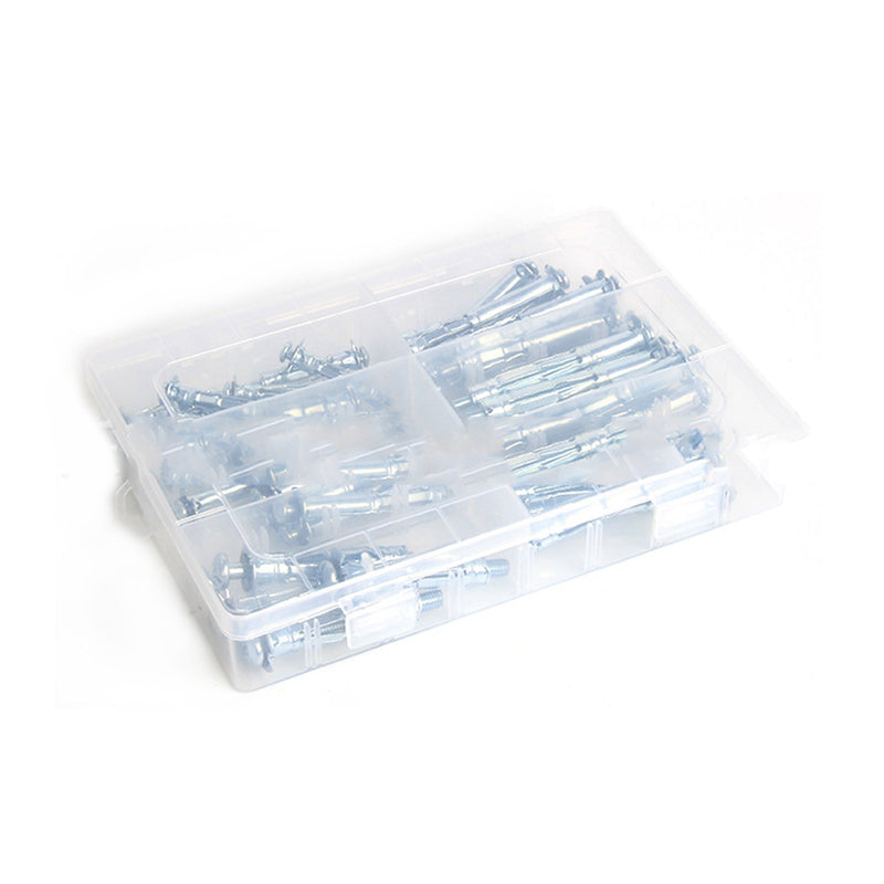 42x Hollow Drive Wall Anchor Screws Assortment for Plasterboard Cavity Fixing