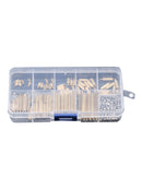 270Pc Threaded Brass Male Female Standoff Spacer Board Hex Screws Nut Assortment
