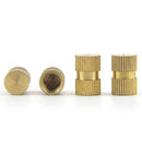 106 * Female Thread Brass Knurled Insert Embedment Nut Assorted M2 M3 M5 Nice