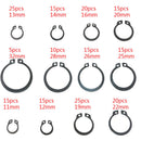 300x Metal C-Clips Snap Ring Circlip For Car SUV Industrial Equipment Machinery