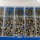 480x Hex Socket Head Cap Screw Nut Assortment M2 M3 M4 for Home Office Appliance