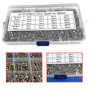 480x Hex Socket Head Cap Screw Nut Assortment M2 M3 M4 for Home Office Appliance