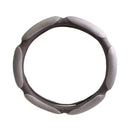 Sandwich Steering Wheel Cover (Colour: Grey and white glue, Adaptation Steering wheel diameter: 38cm)