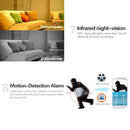 VSTARCAM C24 720P HD 1.0 Megapixel Wireless IP Camera, Support TF Card(128GB Max) / Night Vision / Motion Detection, US Plug