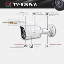COTIER 636A CE & RoHS Certificated Waterproof 3.6mm 3MP Lens AHD Camera with 24 IR LED, Support Night Vision & White Balance
