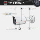 COTIER 636A CE & RoHS Certificated Waterproof 3.6mm 3MP Lens AHD Camera with 24 IR LED, Support Night Vision & White Balance