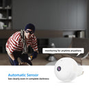 DP1 1.3 Million Pixels 360 Degrees Viewing Angle Light Bulb WiFi Camera, Support One Key Reset & TF Card & Night Vision, AU Plug