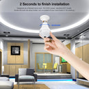 DP1 1.3 Million Pixels 360 Degrees Viewing Angle Light Bulb WiFi Camera, Support One Key Reset & TF Card & Night Vision, AU Plug