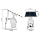 T16 1080P Full HD 4G (EU Version) Network Monitoring Solar Powered Camera, Support PIR + Radar Alarm, Night Vision, Two Way Audio, TF Card