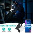 T20 1080P Full HD 4G (US Version) Solar Powered Camera, Support PIR Human Body Infrared Sensor, Night Vision, Two Way Audio, TF Card