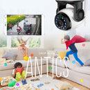 RW-C360HD 1080P HD 2.0MP 360-Degrees Rotatable Wireless WiFi Smart Security Camera + 64G TF Card, Support Motion Detection & Two-way Voice