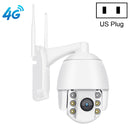 QX2 4G (EU Version) 1080P HD 360 Degrees Panoramic Day and Night Full-color Waterproof Smart Camera, Support Motion Detection / Two-way Voice / TF Card, US Plug