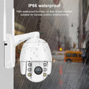 QX2 4G (EU Version) 1080P HD 360 Degrees Panoramic Day and Night Full-color Waterproof Smart Camera, Support Motion Detection / Two-way Voice / TF Card, US Plug