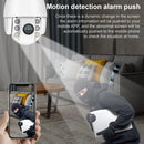 QX2 4G (EU Version) 1080P HD 360 Degrees Panoramic Day and Night Full-color Waterproof Smart Camera, Support Motion Detection / Two-way Voice / TF Card, US Plug