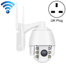 QX2 1080P HD 360 Degrees Panoramic WiFi Day and Night Full-color Waterproof Smart Camera, Support Motion Detection / Two-way Voice / TF Card, UK Plug