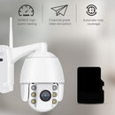 QX2 1080P HD 360 Degrees Panoramic WiFi Day and Night Full-color Waterproof Smart Camera, Support Motion Detection / Two-way Voice / TF Card, US Plug
