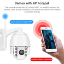 QX2 1080P HD 360 Degrees Panoramic WiFi Day and Night Full-color Waterproof Smart Camera, Support Motion Detection / Two-way Voice / TF Card, US Plug