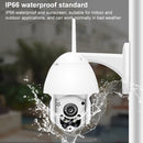 QX3 1080P HD Full-color Night Vision Waterproof WiFi Smart Camera, Support Motion Detection / TF Card, EU Plug