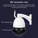 QX5 4G (US Version) 2.0 Million Pixels 1080P HD 20X Zoom Dome Smart Camera, Support Infrared Night Vision / Motion Detection / Voice Intercom / TF Card, UK Plug