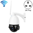 QX5 2.0 Million Pixels 1080P HD 20X Zoom Wireless WiFi Dome Smart Camera, Support Infrared Night Vision / Motion Detection / Voice Intercom / TF Card, UK Plug