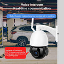 QX5 2.0 Million Pixels 1080P HD 20X Zoom Wireless WiFi Dome Smart Camera, Support Infrared Night Vision / Motion Detection / Voice Intercom / TF Card, UK Plug