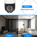 QX27 1080P WiFi High-definition Surveillance Camera Outdoor Dome Camera, Support Night Vision & Two-way Voice & Motion Detection(US Plug)