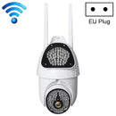 QX37 1080P WiFi High-definition Surveillance Camera Outdoor Dome Camera, Support Night Vision & Two-way Voice & Motion Detection(EU Plug)