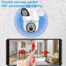 QX37 1080P WiFi High-definition Surveillance Camera Outdoor Dome Camera, Support Night Vision & Two-way Voice & Motion Detection(EU Plug)