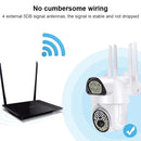 QX37 1080P WiFi High-definition Surveillance Camera Outdoor Dome Camera, Support Night Vision & Two-way Voice & Motion Detection(EU Plug)