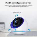 YT35 1080P HD Wireless Indoor Space Ball Camera, Support Motion Detection & Infrared Night Vision & Micro SD Card(EU Plug)