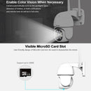 Sricam SP028 1080P HD Outdoor PTZ Camera, Support Two Way Audio / Motion Detection / Humanoid Detection / Color Night Vision / TF Card, UK Plug
