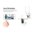 Sricam SP028 1080P HD Outdoor PTZ Camera, Support Two Way Audio / Motion Detection / Humanoid Detection / Color Night Vision / TF Card, AU Plug