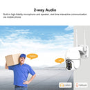 Sricam SP028 1080P HD Outdoor PTZ Camera, Support Two Way Audio / Motion Detection / Humanoid Detection / Color Night Vision / TF Card, EU Plug