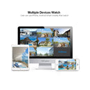 SriHome NVS002 1080P 4-Channel NVR Kit Wireless Security Camera System, Support Humanoid Detection / Motion Detection / Night Vision, US Plug