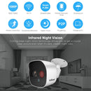 SriHome NVS002 1080P 4-Channel NVR Kit Wireless Security Camera System, Support Humanoid Detection / Motion Detection / Night Vision, EU Plug