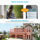 SriHome SH024 3.0 Million Pixels 1296P HD Outdoor IP Camera, Support Motion Detection / Humanoid Detection / Night Vision / TF Card, UK Plug
