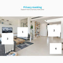 SriHome SH024 3.0 Million Pixels 1296P HD Outdoor IP Camera, Support Motion Detection / Humanoid Detection / Night Vision / TF Card, UK Plug