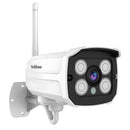 SriHome SH024 3.0 Million Pixels 1296P HD Outdoor IP Camera, Support Motion Detection / Humanoid Detection / Night Vision / TF Card, AU Plug