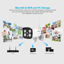 SriHome SH024 3.0 Million Pixels 1296P HD Outdoor IP Camera, Support Motion Detection / Humanoid Detection / Night Vision / TF Card, AU Plug