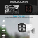 SriHome SH024 3.0 Million Pixels 1296P HD Outdoor IP Camera, Support Motion Detection / Humanoid Detection / Night Vision / TF Card, UK Plug